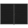 Safety 8 ft. W x 6 ft. H Composite Panel Fence Gate without Post, for Garden and pool Privacy