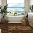 12'' X 12'' Composite Interlocking Deck Tile, Easy DIY Installation (Set Of 10)