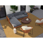 12'' X 12'' Composite Interlocking Deck Tile, Easy DIY Installation (Set Of 10)