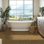 12'' X 12'' Composite Interlocking Deck Tile, Easy DIY Installation (Set Of 10)