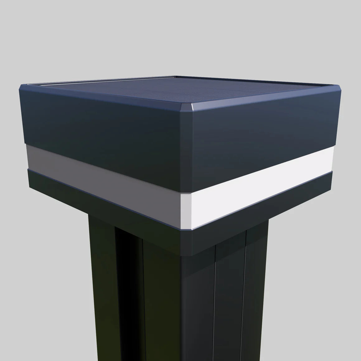 Solar Post Cap Lights – Outdoor Fence Lighting for 2.75"x2.75" Posts, 1 Color Mode