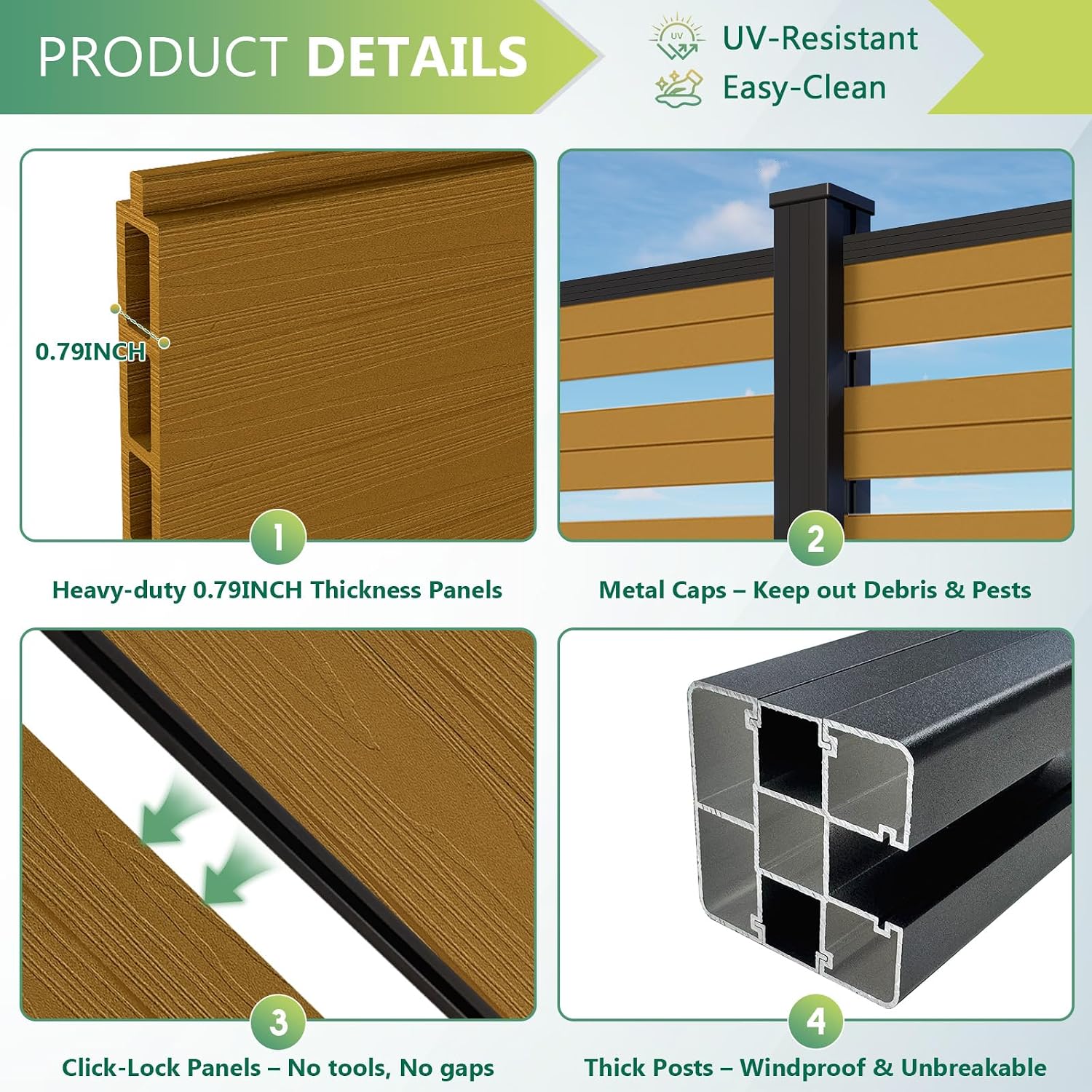 Color: Yellow Teak
