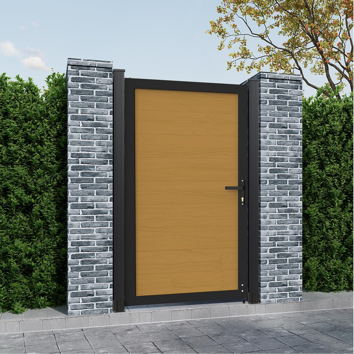Size: 6ft(h) * 3ft(w); Color: Yellow Teak
