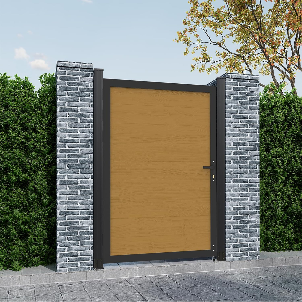 Size: 6ft(h) * 4ft(w); Color: Yellow Teak