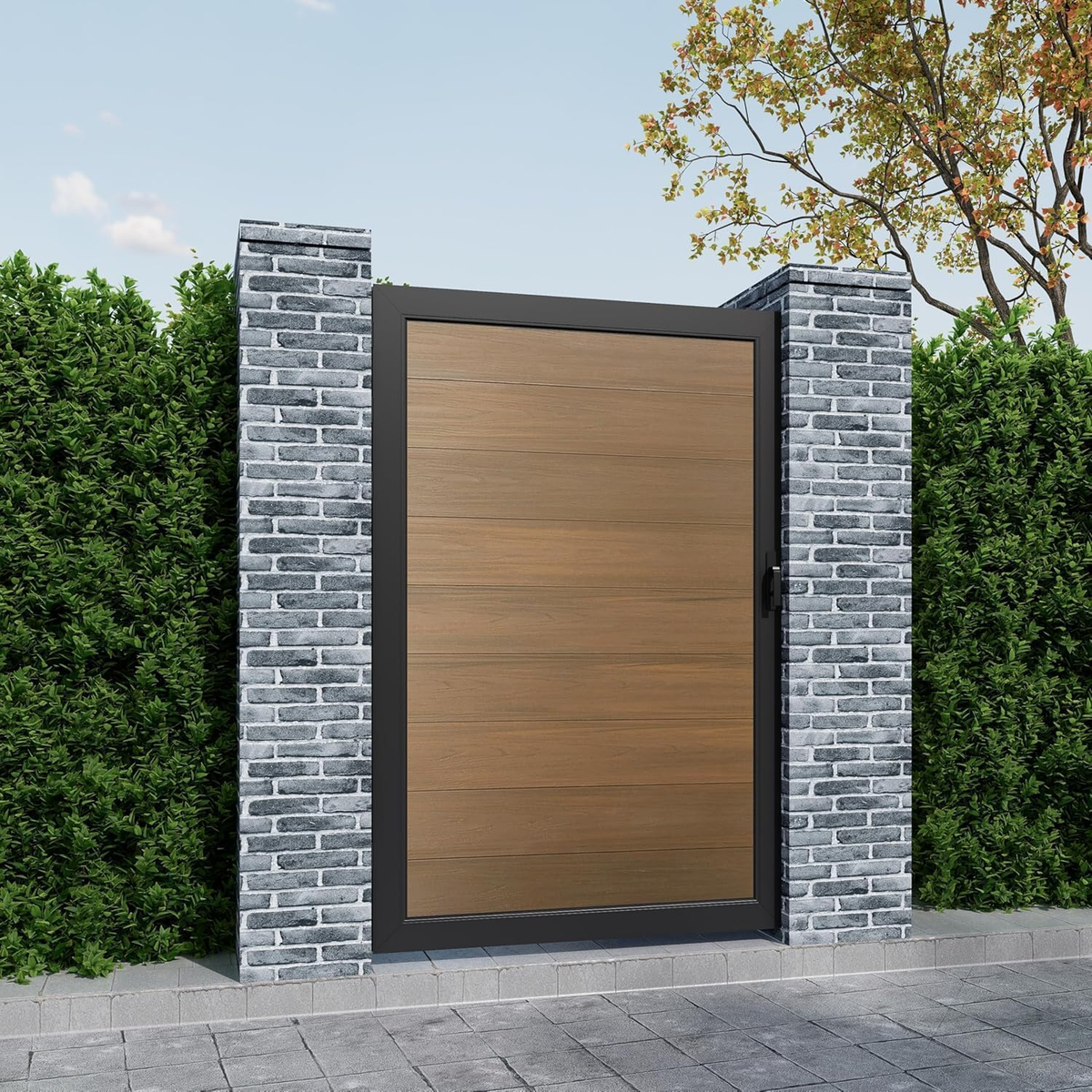 Size: 6ft(h) * 3ft(w); Color: Brown