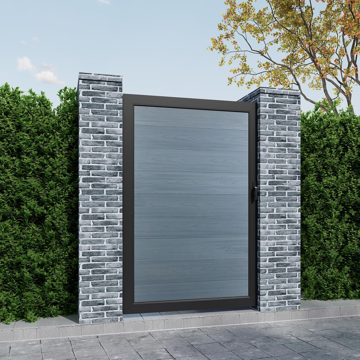 Size: 6ft(h) * 3ft(w); Color: Gray