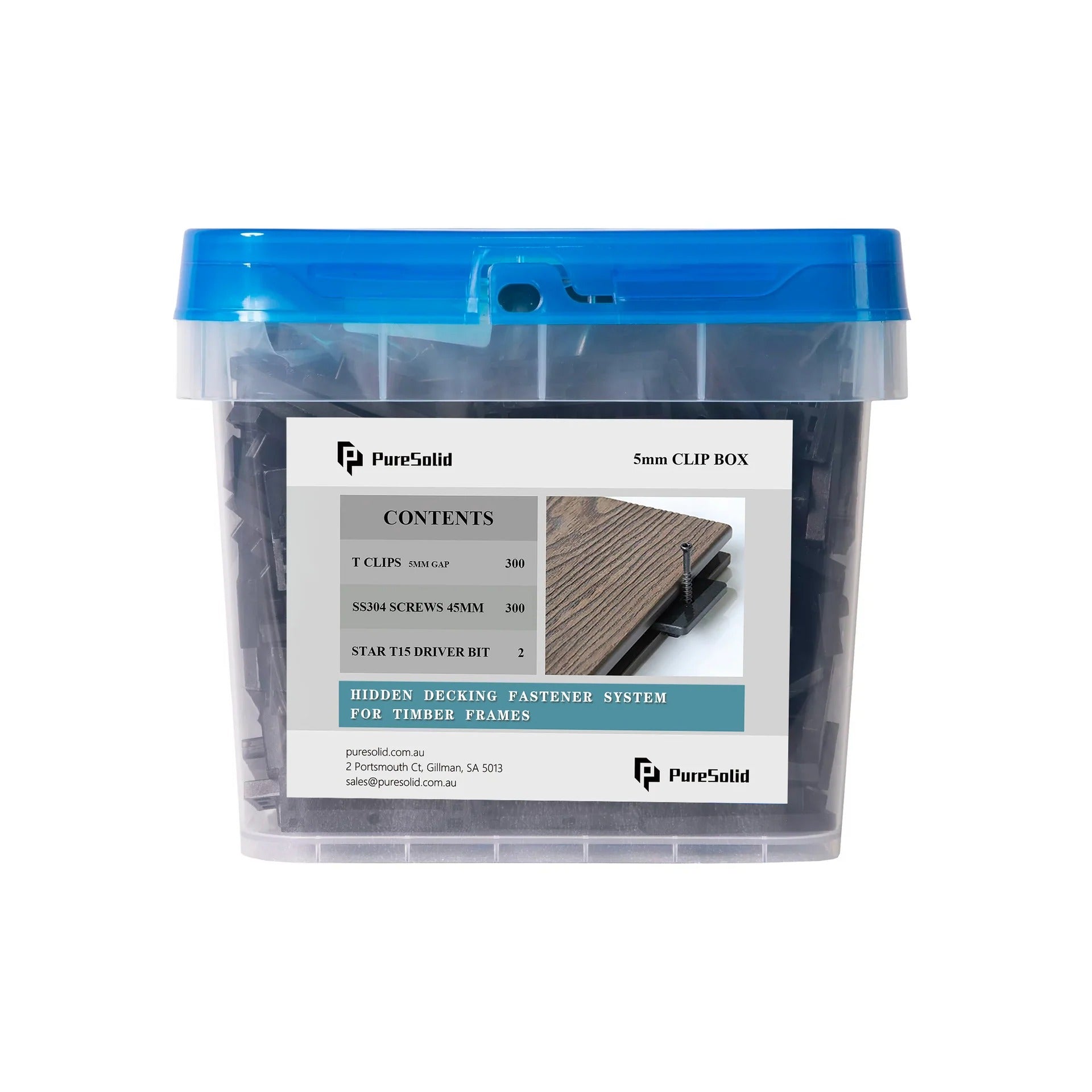 5mm T Joining Plastic Clips