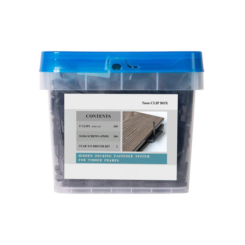 5mm T Joining Plastic Clips